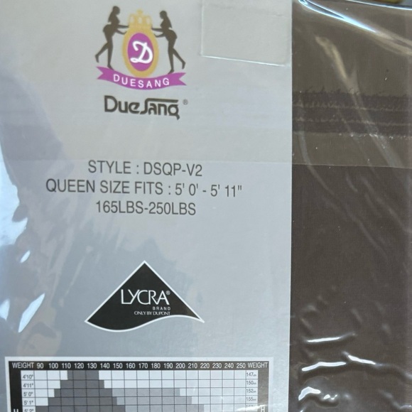 Queen Pantyhose Control off Black - Picture 4 of 4